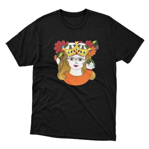 T-shirt unisex Ceramiche De Simone per Giusina Regina Gialla T-shirt unisex Ceramiche De Simone per Giusina Regina Gialla